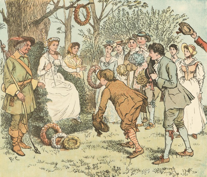 Kom Lasses og gutter av Randolph Caldecott
