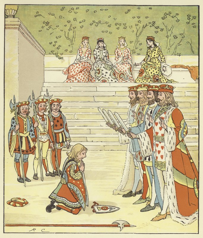 Dronningen av hjerter av Randolph Caldecott