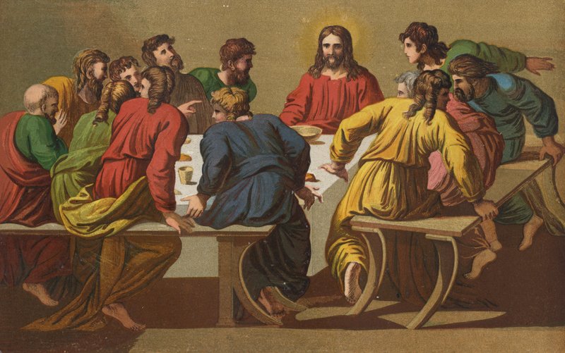 Det siste måltid av Raffaello Sanzio Raphael