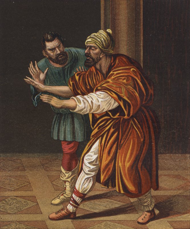 Elymas slo seg blind av after Raphael