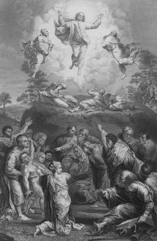 Transfigurasjonen (gravering) av after Raphael