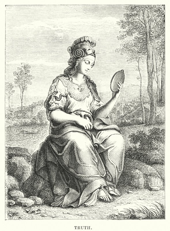 Sannhet (gravering) av after Raphael