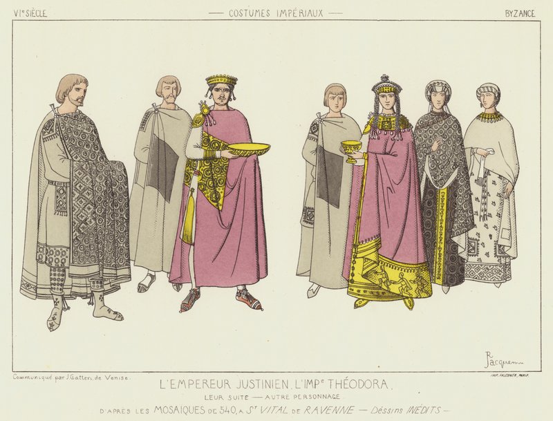 keiser Justinian av Raphael Jacquemin