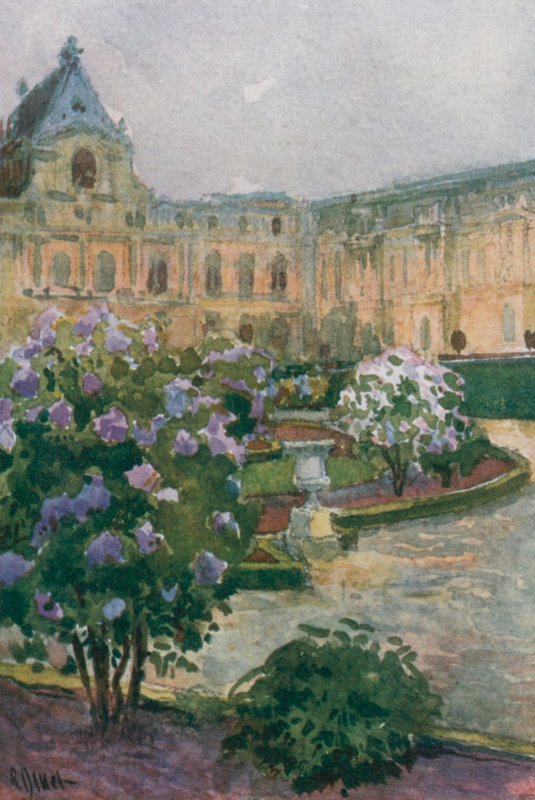 Nordlige Parterre og kapell, Versailles av Rene Binet