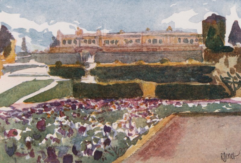 Parterre av Latona, Versailles av Rene Binet