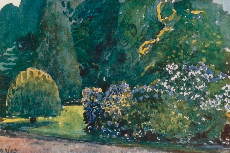 Petit Trianon, Blomsterhagen, Versailles av Rene Binet