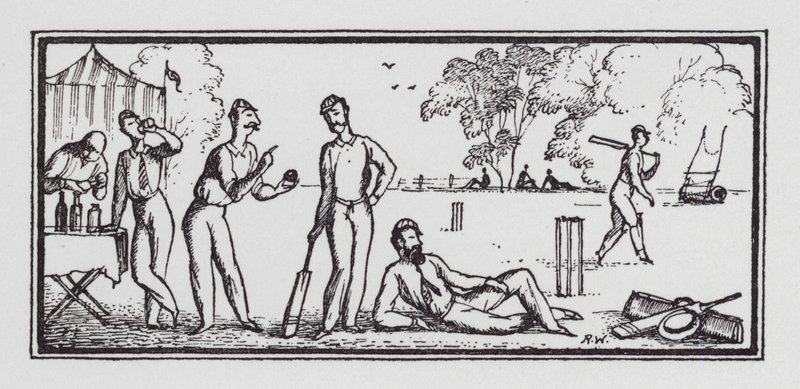 Cricket (litho) av Rex (after) Whistler