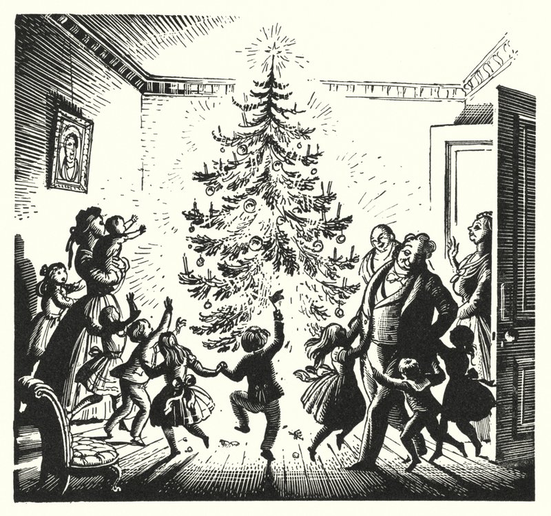 HC Andersen: Grantreet (litho) av Rex (after) Whistler