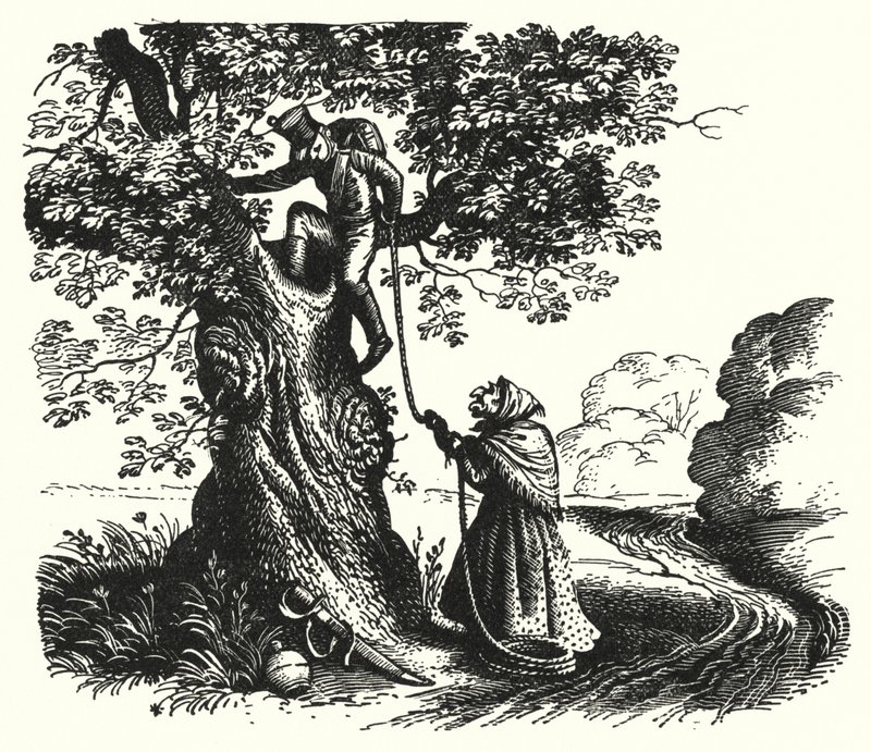 Hans Christian Andersen: The Tinder-Box (litho) av Rex (after) Whistler
