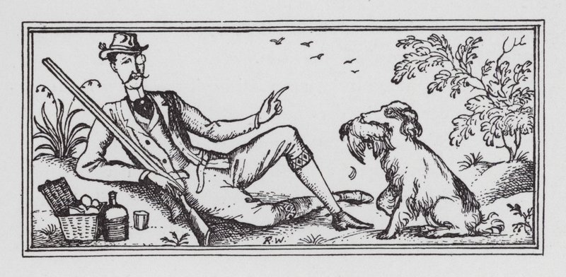 Skyting (litho) av Rex (after) Whistler
