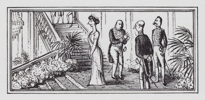 Foreign Office Party (litho) av Rex (after) Whistler