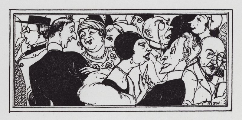 Den private utsikten (litho) av Rex (after) Whistler
