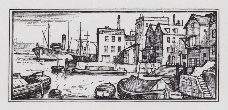 Elven (litho) av Rex (after) Whistler