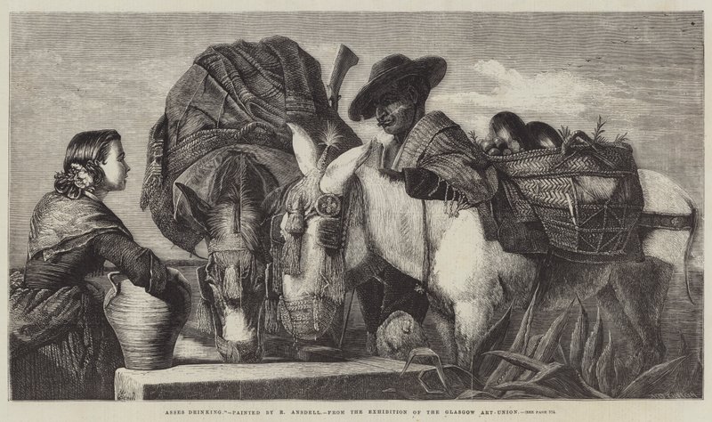 Asses Drikker av Richard Ansdell