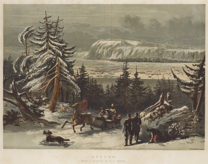 Quebec (chromolitho) av Richard Principal Leitch
