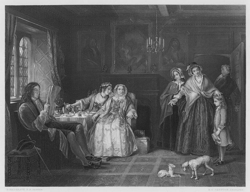 Country Cousins, fra bildet i Vernon Gallery av Richard Redgrave
