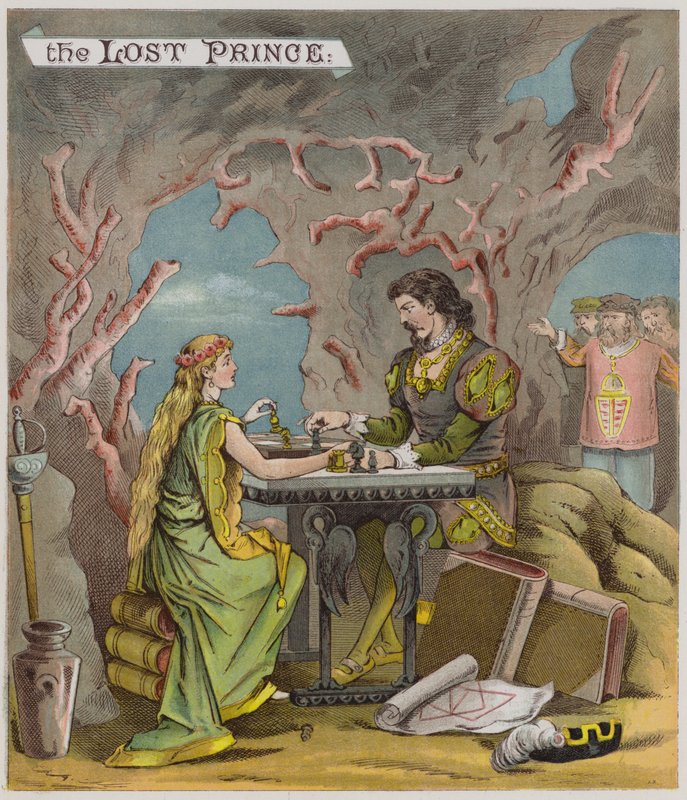 Illustrasjon for The Tempest (chromolitho) av Richard Andre