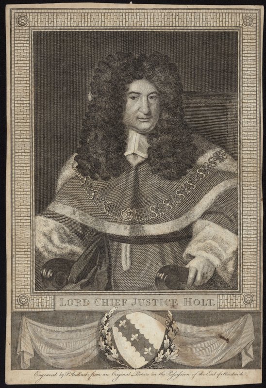 Lord Chief Justice Holt av Richard van Bleeck