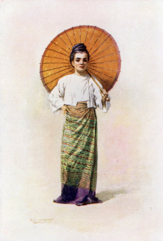 Ma-Hla-Byu (Frøken Pretty and Fair) av Robert George Talbot Kelly