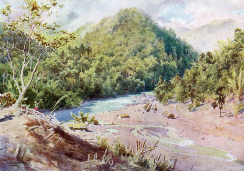 Gruveleir ved The Rapids av Robert George Talbot Kelly