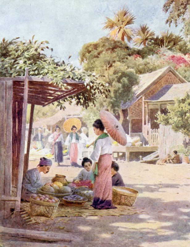 Gate i Nyaung-u av Robert George Talbot Kelly