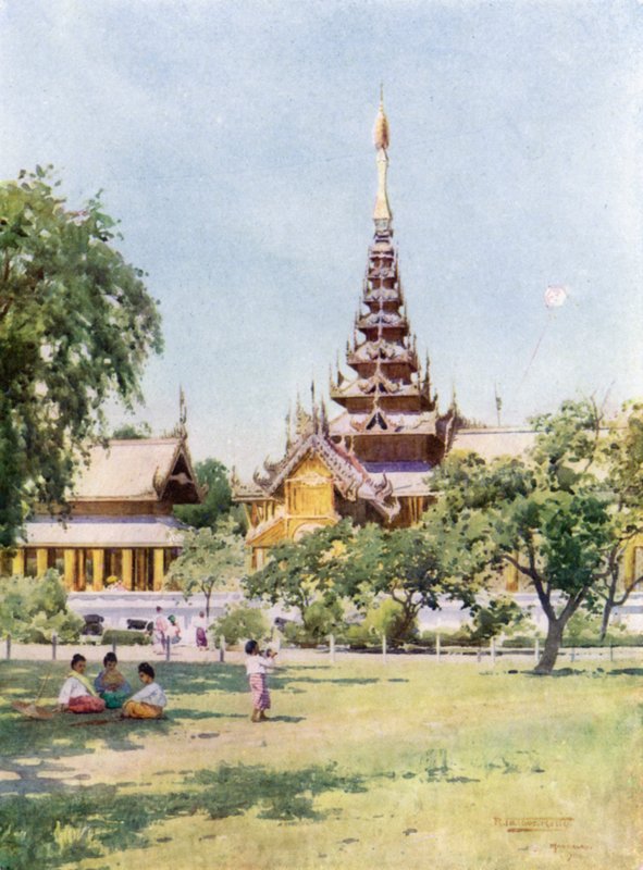 "The Center of the Universe", Mandalay av Robert George Talbot Kelly