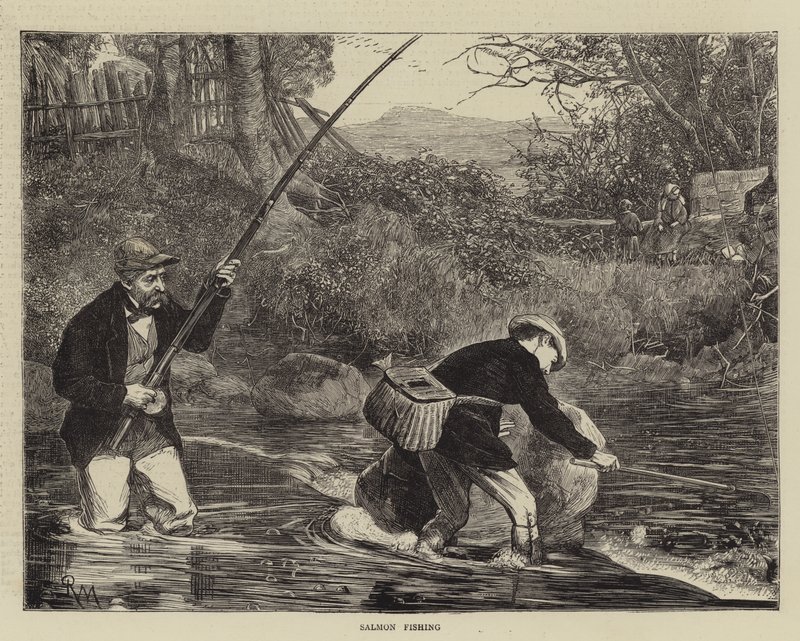 Laksefiske av Robert Walker Macbeth