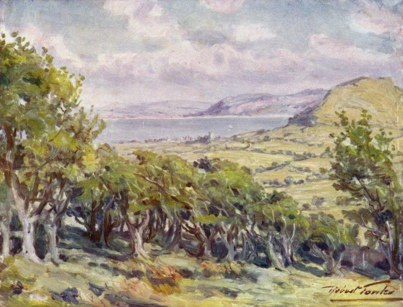 Nær Colwyn Bay (farge litho) av Robert (after) Fowler