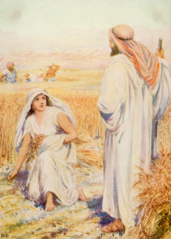 Ruth (farge litho) av Robert Ambrose Dudley