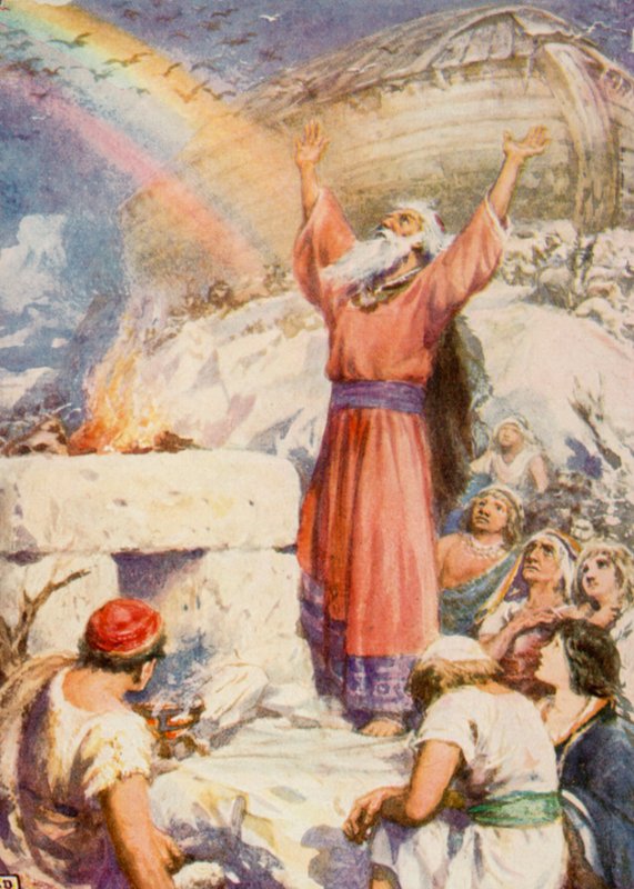 The Rainbow (farge litho) av Robert Ambrose Dudley