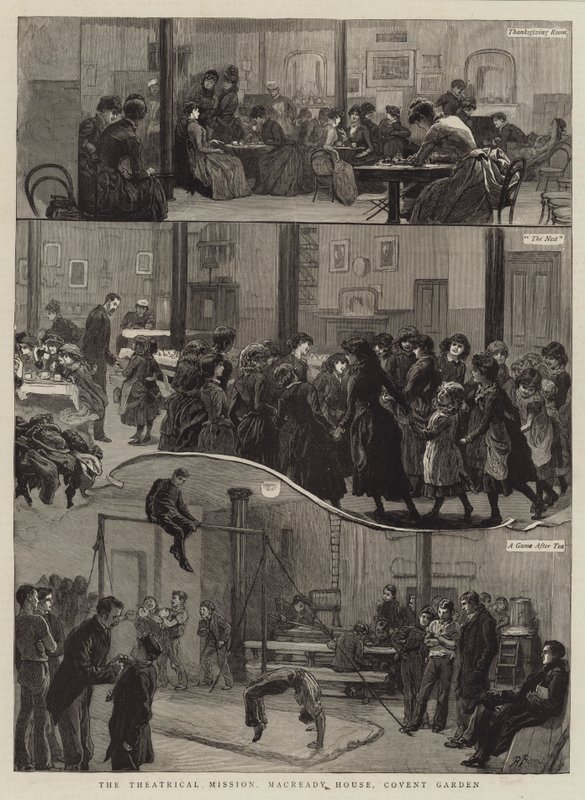 Theatrical Mission, Macready House, Covent Garden av Robert Barnes