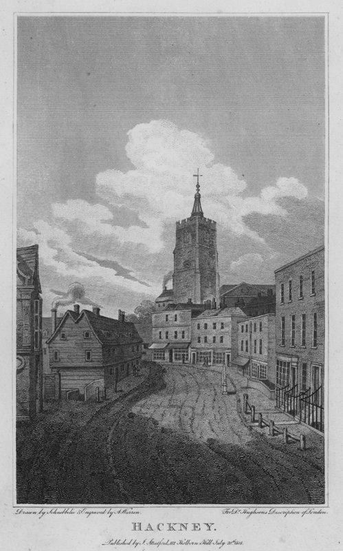 Hackney (gravering) av Robert Blemell (after) Schnebbelie