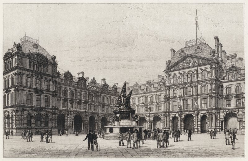 The Exchange, Liverpool (etsing) av Robert Kent (after) Thomas