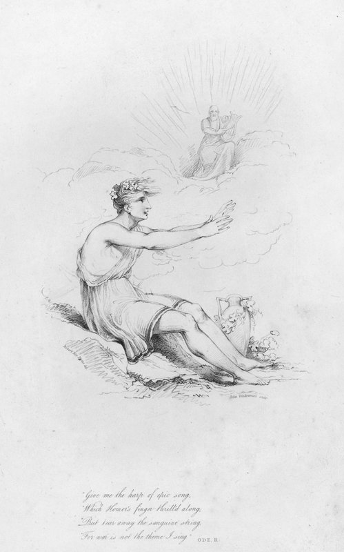Anacreon, Ode II (gravering) av Robert Kerr (after) Porter
