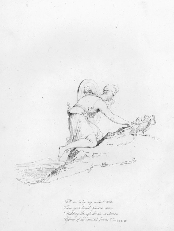 Anacreon, Ode XV (gravering) av Robert Kerr (after) Porter