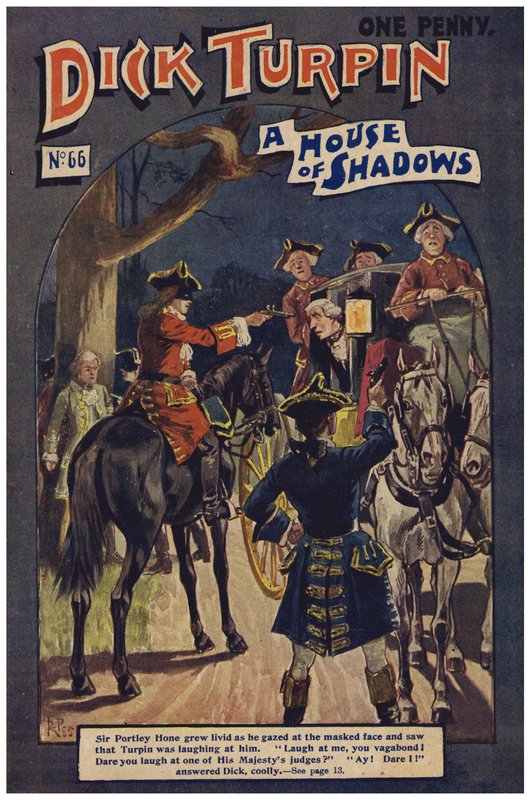 Dick Turpin (farge litho) av Robert Prowse Jnr