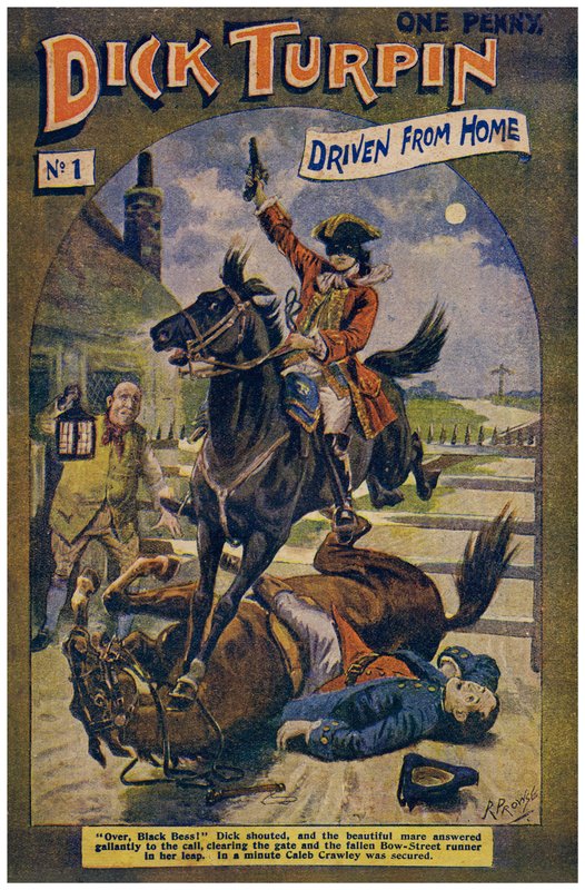 Dick Turpin (farge litho) av Robert Prowse Jnr