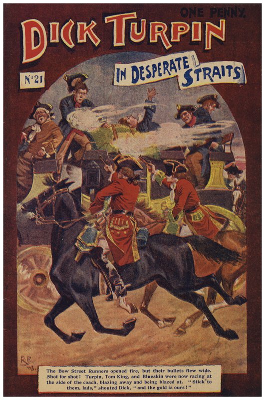 Dick Turpin (farge litho) av Robert Prowse Jnr