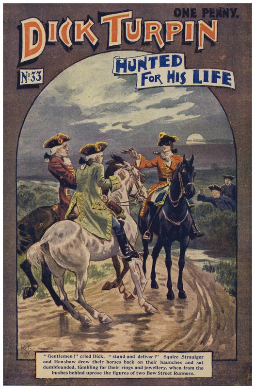 Dick Turpin (farge litho) av Robert Prowse Jnr