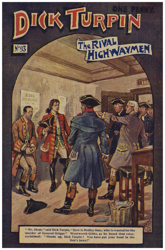 Dick Turpin (farge litho) av Robert Prowse Jnr