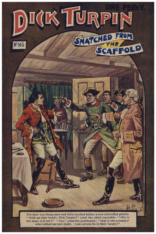 Dick Turpin (farge litho) av Robert Prowse Jnr