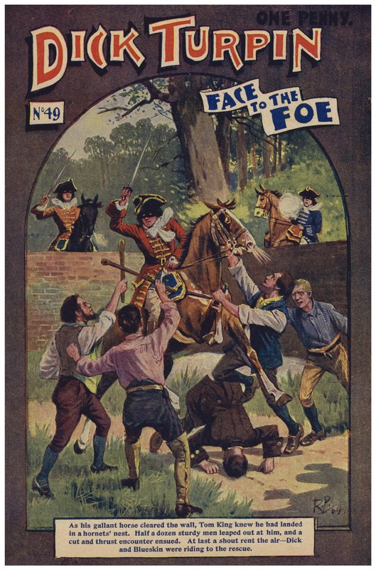 Dick Turpin (farge litho) av Robert Prowse Jnr