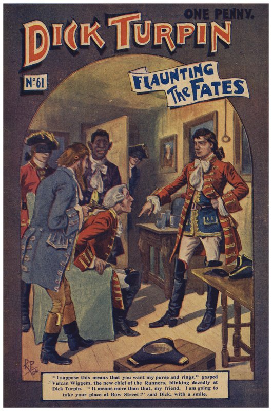 Dick Turpin (farge litho) av Robert Prowse Jnr