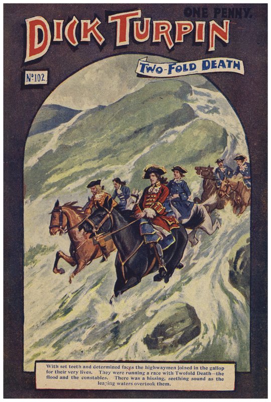 Dick Turpin (farge litho) av Robert Prowse Jnr