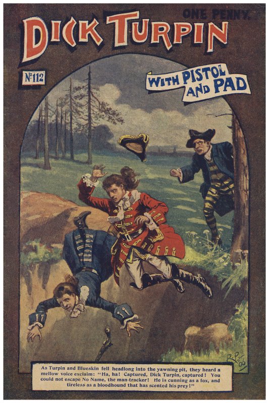 Dick Turpin (farge litho) av Robert Prowse Jnr