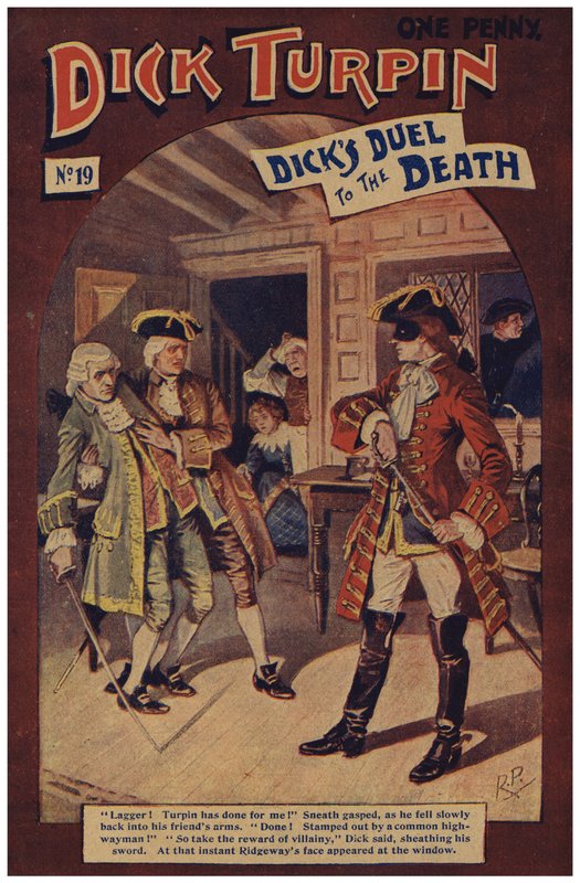 Dick Turpin (farge litho) av Robert Prowse Jnr