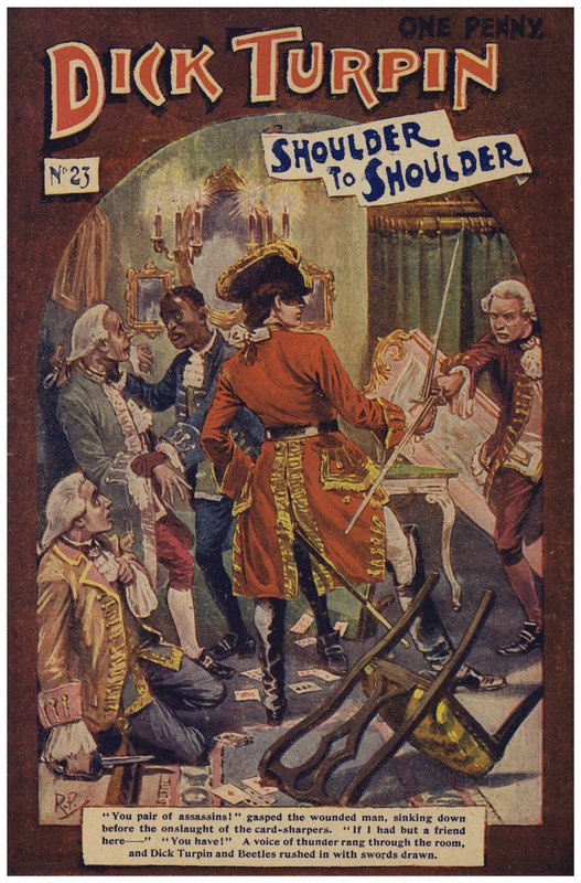 Dick Turpin (farge litho) av Robert Prowse Jnr
