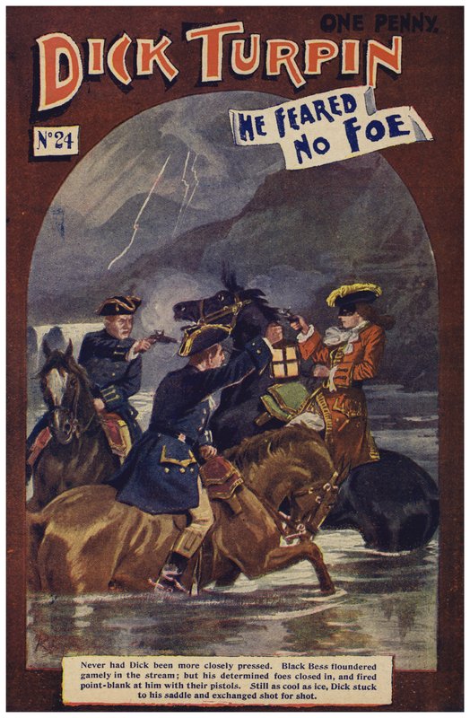 Dick Turpin (farge litho) av Robert Prowse Jnr