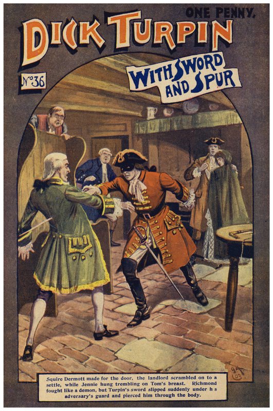 Dick Turpin (farge litho) av Robert Prowse Jnr