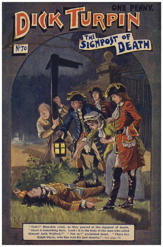Dick Turpin (farge litho) av Robert Prowse Jnr